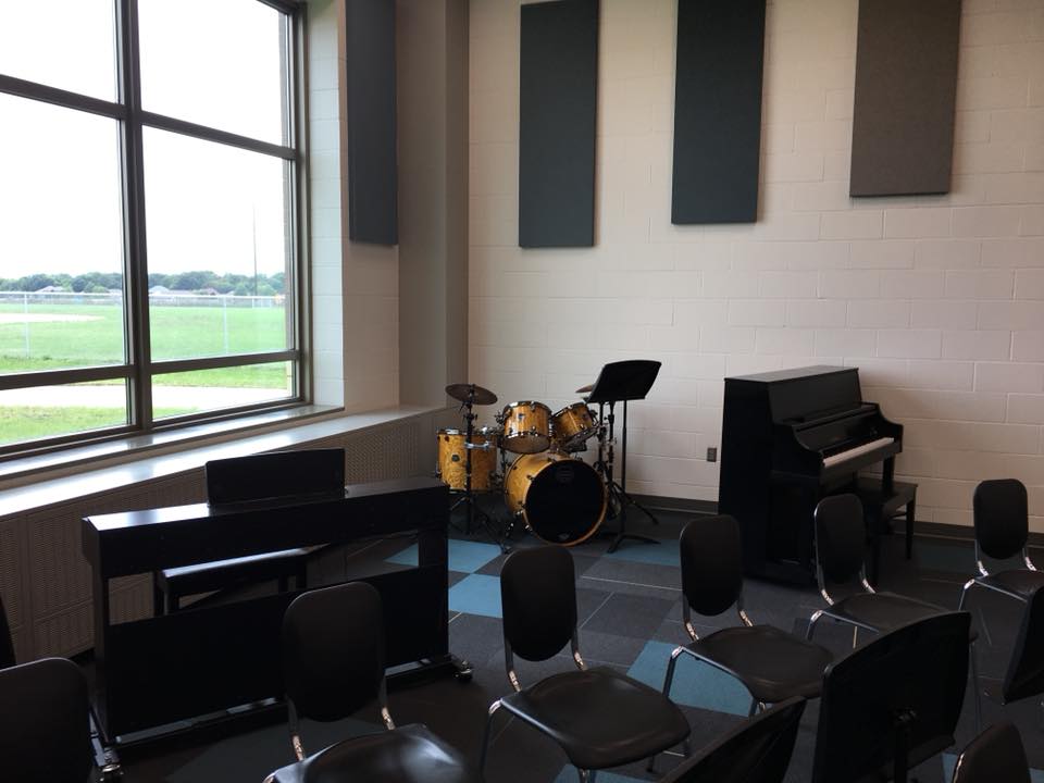 PWMSmusic's tweet photo. Percussion equipment out of summer storage, set up and ready for another year of music-making! #MotivatedMiddle #MAPSready https://t.co/Xf2NYL8zDn