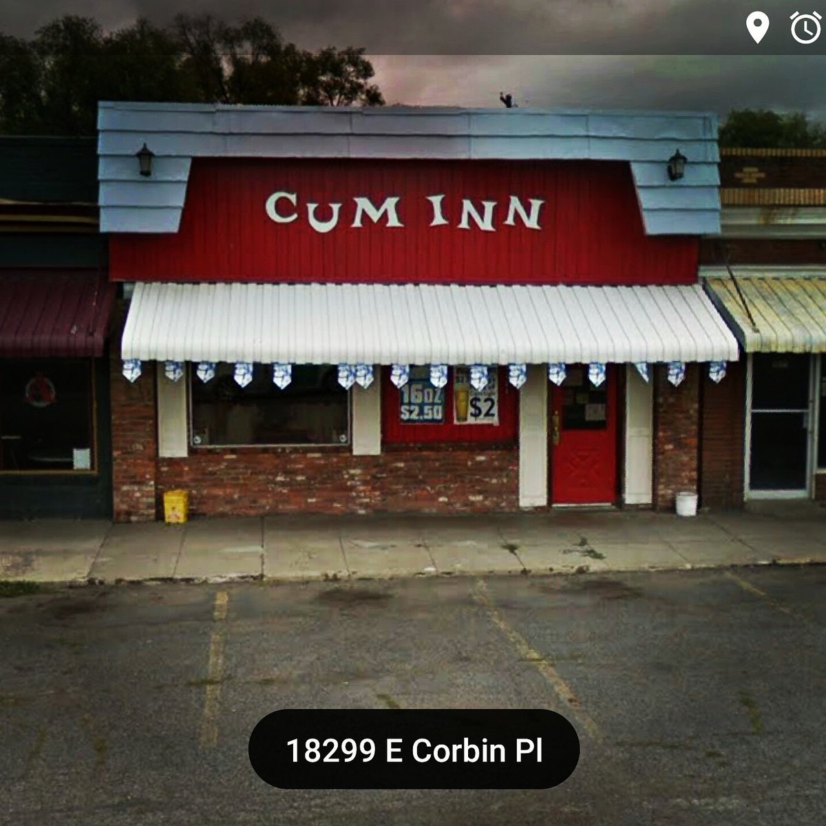 Siegrist1224's tweet photo. @OfficialLivePD watching reruns today and had to investigate a blurred out establishment name in Spokane, Washington. How did this name legally get allowed? @CumInn #CumInn #livepdnation #livepd @danabrams https://t.co/4ythfEmw07