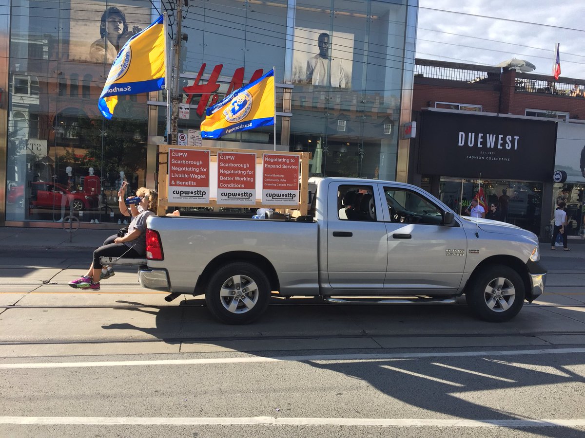 BKONTHESCENE's tweet photo. #labourday #parade #celebration
.
.
.
.
.
#toTheCNE #marchingForThoseWhoCant #thestrugglecontinues #unions #shopstewarts 
#fightTheGoodFight
#united  #september #summer  #ohhappyday #postalunion #torontochapter #cupw #letsmarch https://t.co/2rVowNC2w6