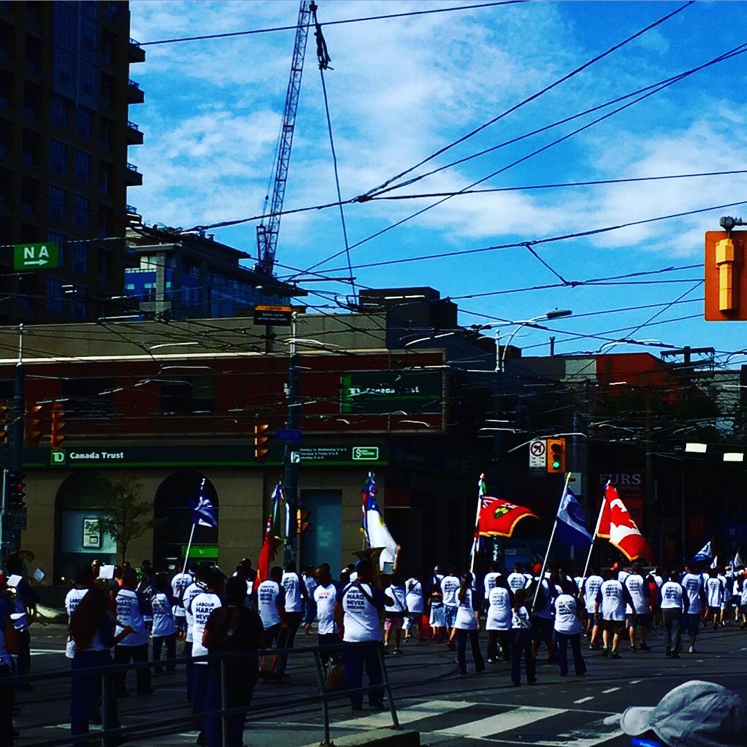 BKONTHESCENE's tweet photo. #labourday #parade #celebration
.
.
.
.
.
#toTheCNE #marchingForThoseWhoCant #thestrugglecontinues #unions #shopstewarts 
#fightTheGoodFight
#united  #september #summer  #ohhappyday #postalunion #torontochapter #cupw #letsmarch https://t.co/2rVowNC2w6