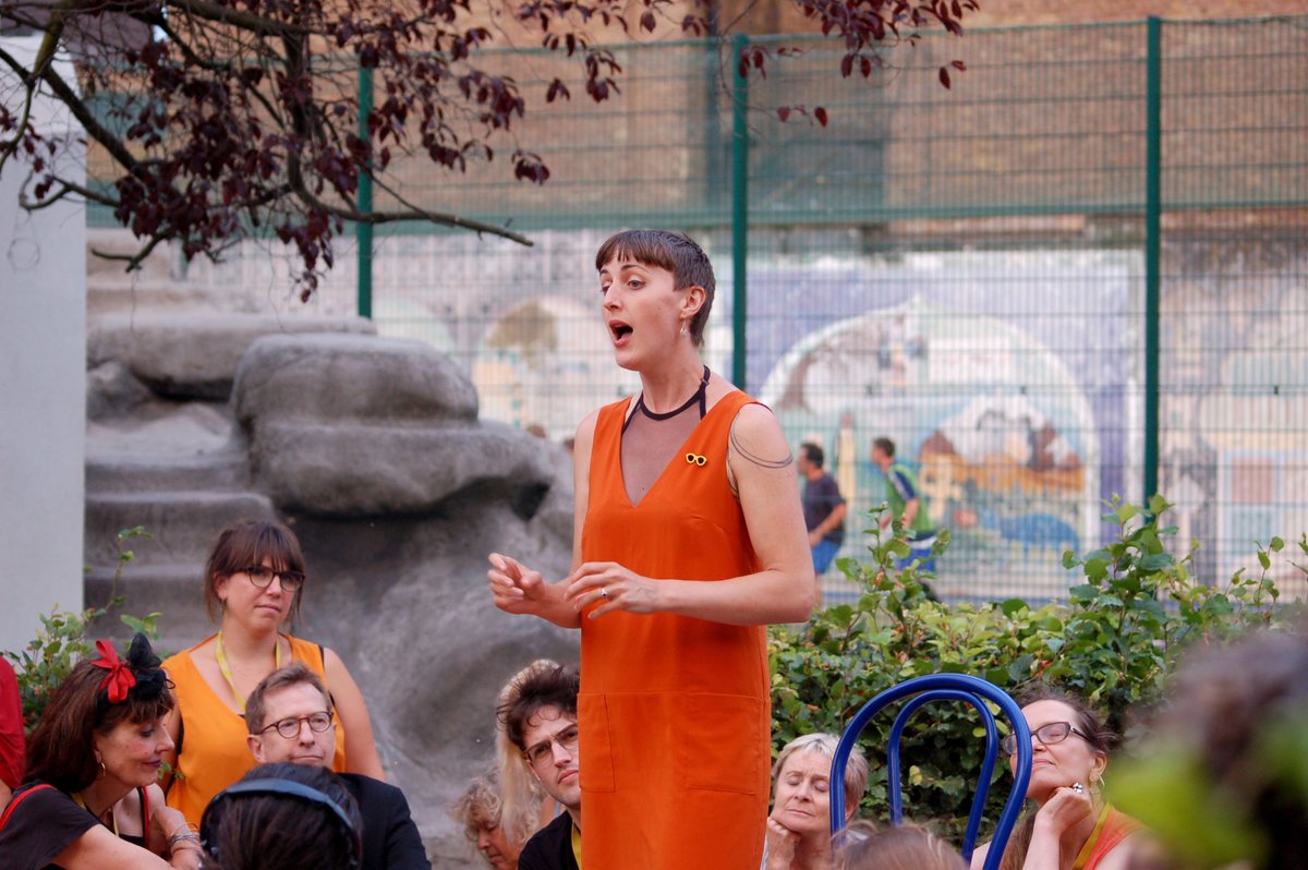 FoundlingMuseum's tweet photo. Do you love singing? Channel your love for this world or discontent with it by joining Fire Choir, led by @samleesong in partnership with @NestFolk. Term starts on 10 September and membership for the term is only £65! Book now: https://t.co/nvX6yNB4Bs https://t.co/dVVwoyo3wB