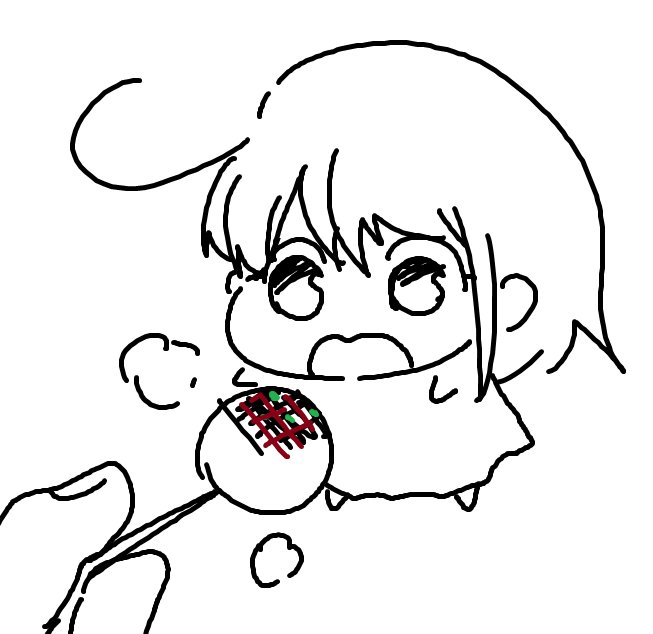 たこやきVSみにろりちゃん 