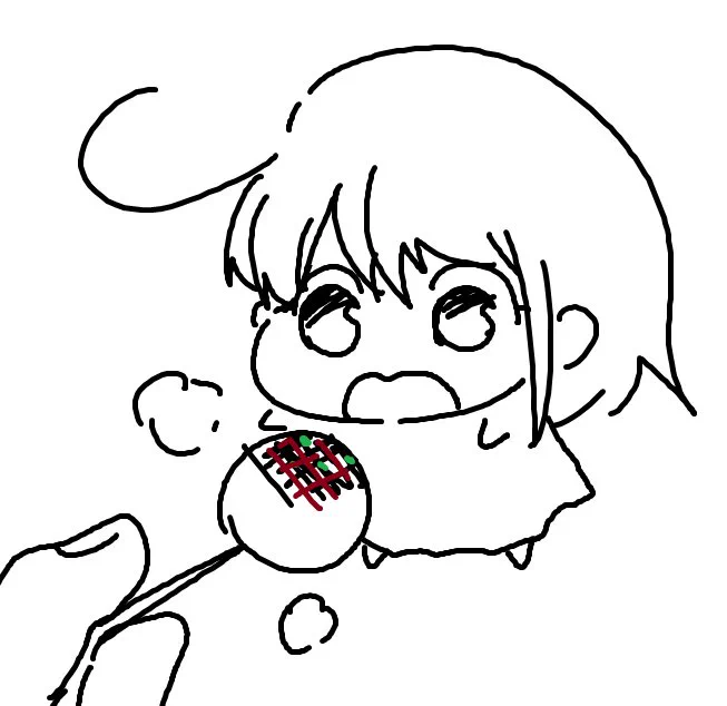 たこやきVSみにろりちゃん 