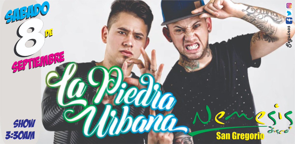 nemesis_disco's tweet photo. ⚠️GENTE, ESTÉ SÁBADO 8 DE SEPTIEMBRE🎊🙈
🎙️SHOW EN VIVO DE LA PIEDRA URBANA🎙️🎶🎵🎹🎉
EL SHOW ARRANCA 3:30HS🏃⏳ VENÍ A DISFRUTAR DE UNA EXCELENTE NOCHE DE
🔼💣 NÉMESIS DISCO💣🔼
🎁POR SORTEOS🎁
💙DALE RTW - DALE MG💙
✅(DUPLICA TU CHANCE AVISÁNDOLE A UN AMIX)🤙 https://t.co/OJEleTbfCC