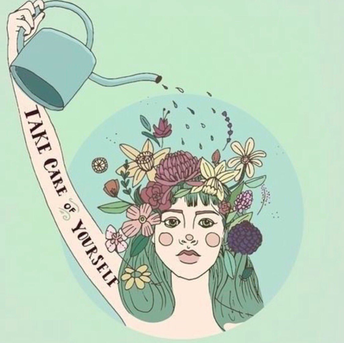 “Rest and self-care are so important. When you take time to replenish your spirit, it allows you to serve others from the overflow. You cannot serve from an empty vessel.” -Eleanor Brown. Art: <a href="/thurstag/">cloudy thurstag</a> #mysisterorg #LDW #LDWeekend