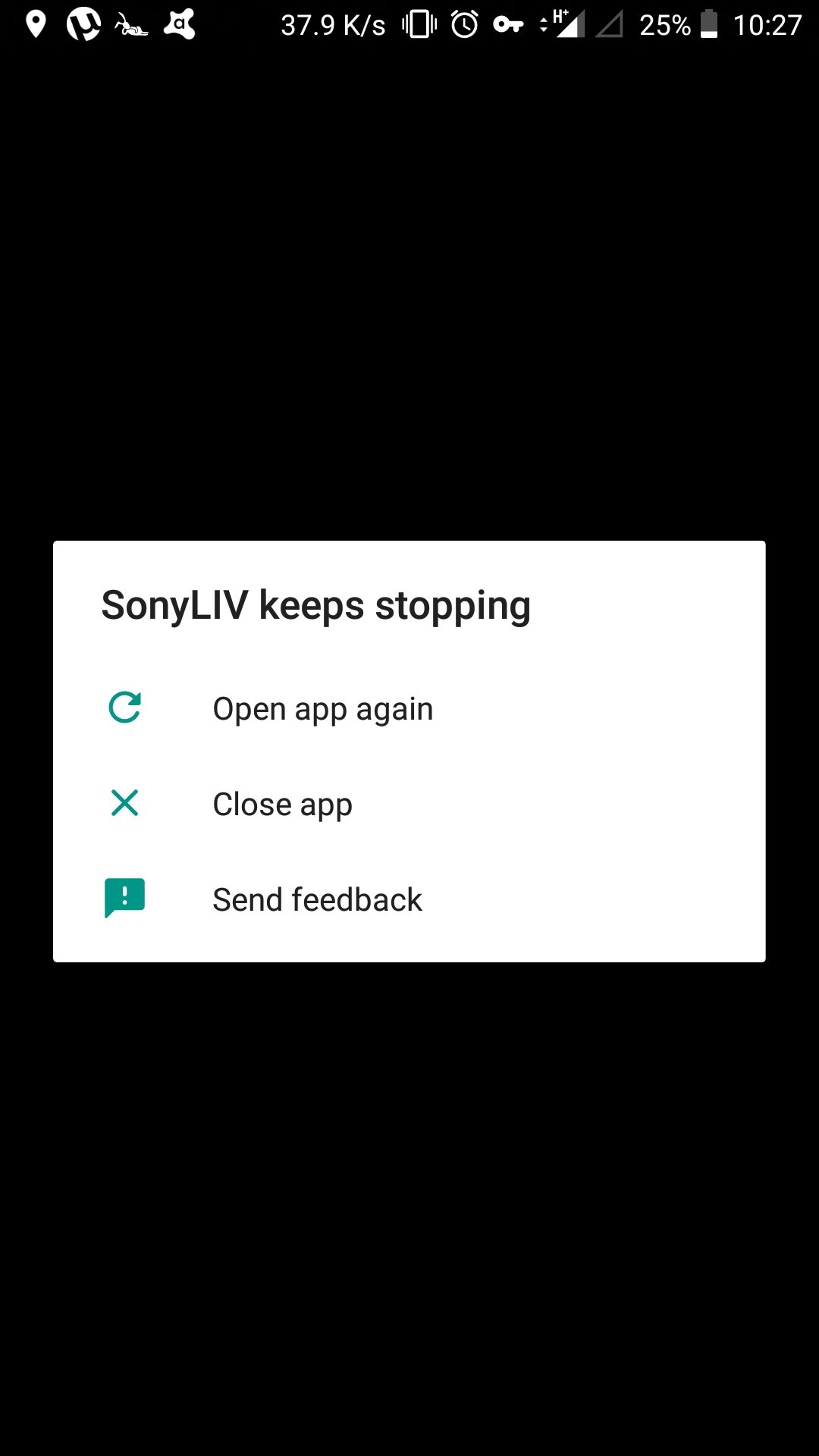 Sony LIV on Twitter "Hi! We regret the inconvenience. Please clear app
