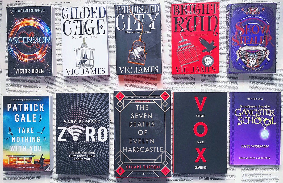 mike_reads's tweet photo. #augustwrapup 
My reading wrap up for August

-
📚 What was your favourite read of August? 📖
-
https://t.co/N7PJsy0MuY
-
#ascension #gildedcage #tarnishedcity #brightruin #showstealer #takenothingwithyou #zero #thesevendeathsofevelynhardcastle #vox #thebrotherhoodofbrimstone https://t.co/XetrjE1Muq