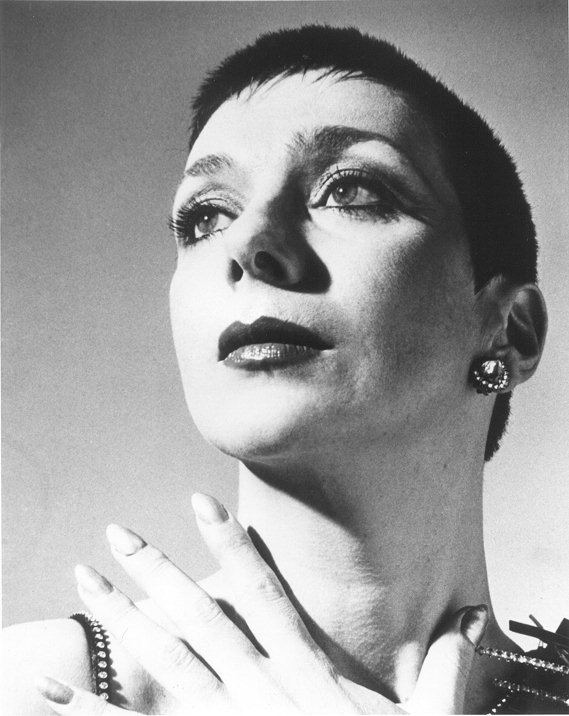 But Jacqueline Pearce did it arms aloft, in high heels. 
