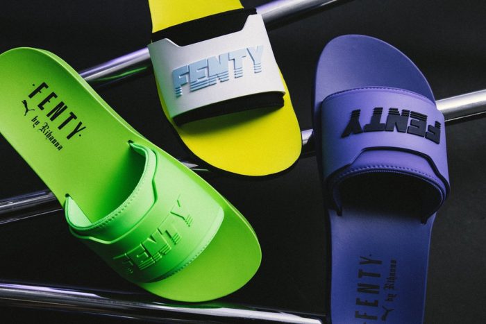 fenty surf slides green