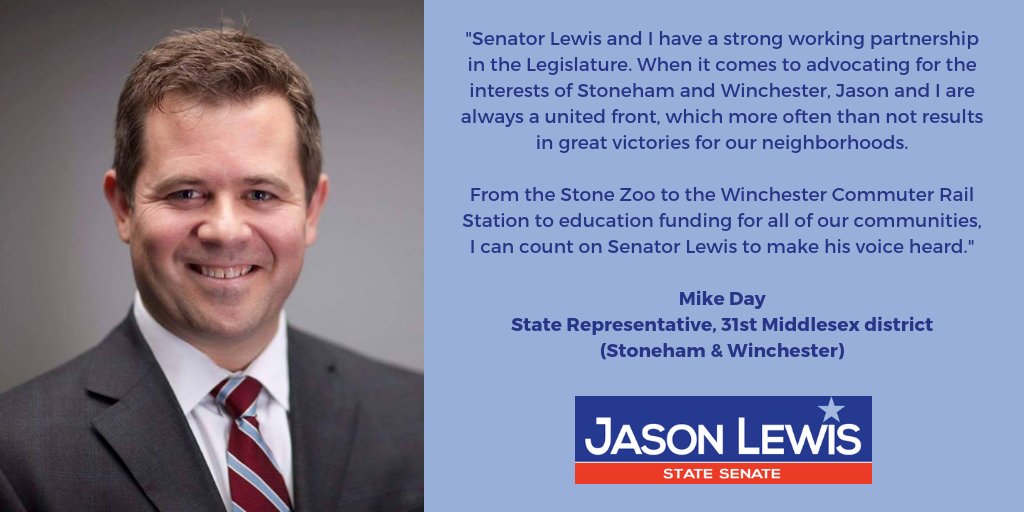 SenJasonLewis's tweet photo. On this election eve, I'm more thankful than ever for strong support from my colleagues including @mikeday4rep. Working together we've accomplished so much for #Stoneham and #Winchester and advocated for our shared progressive values.
#LocalResults
#5thMiddlesex
#MApoli https://t.co/vMa9RKPnmF