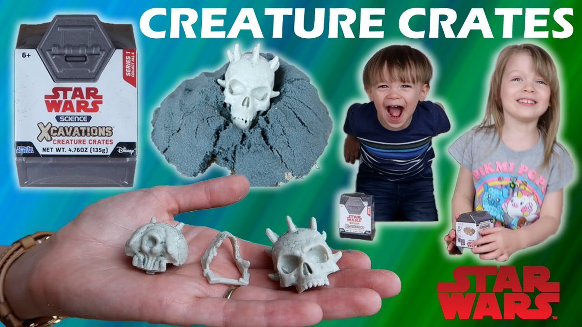 MyPBandJ's tweet photo. These were super fun to open! ๐
New ๐๐ผ #video
https://t.co/w99Y8Zyes1
#starwars #creaturecrates #xcavations #basicfun #toy #toys #science #skull #hottoy #youtube #youtuber #youtubekids #toychannel #unboxing #momlife #kidlife #subscribe #MyPBandJ https://t.co/Sp5dr19Lew