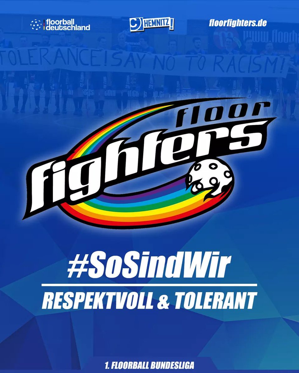 Fairplay statt Hass! #wirsindmehr #sosindwir #chemnitz #floorball