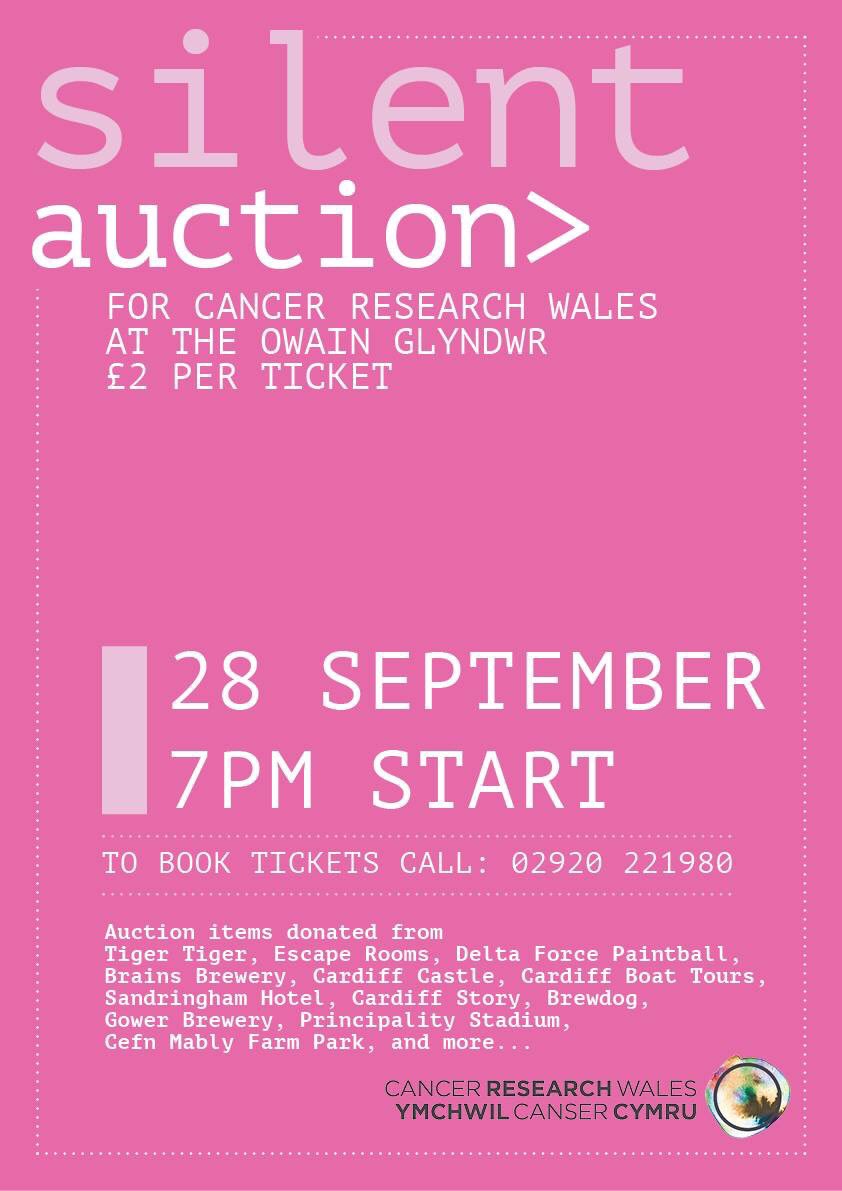 Come and support <a href="/cancer_wales/">Cancer Research Wales | Ymchwil Canser Cymru</a> at our silent auction on 28th September...how about a 2017 #rbs6nations jersey signed by all the team? #cardiff 😁