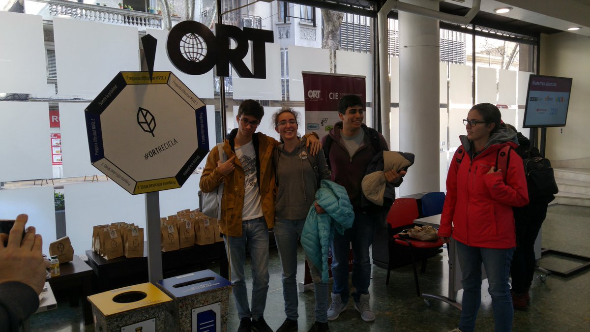 La barra de #BiotecORT también recicla! #ORTrecicla #OpenHouseORTuy