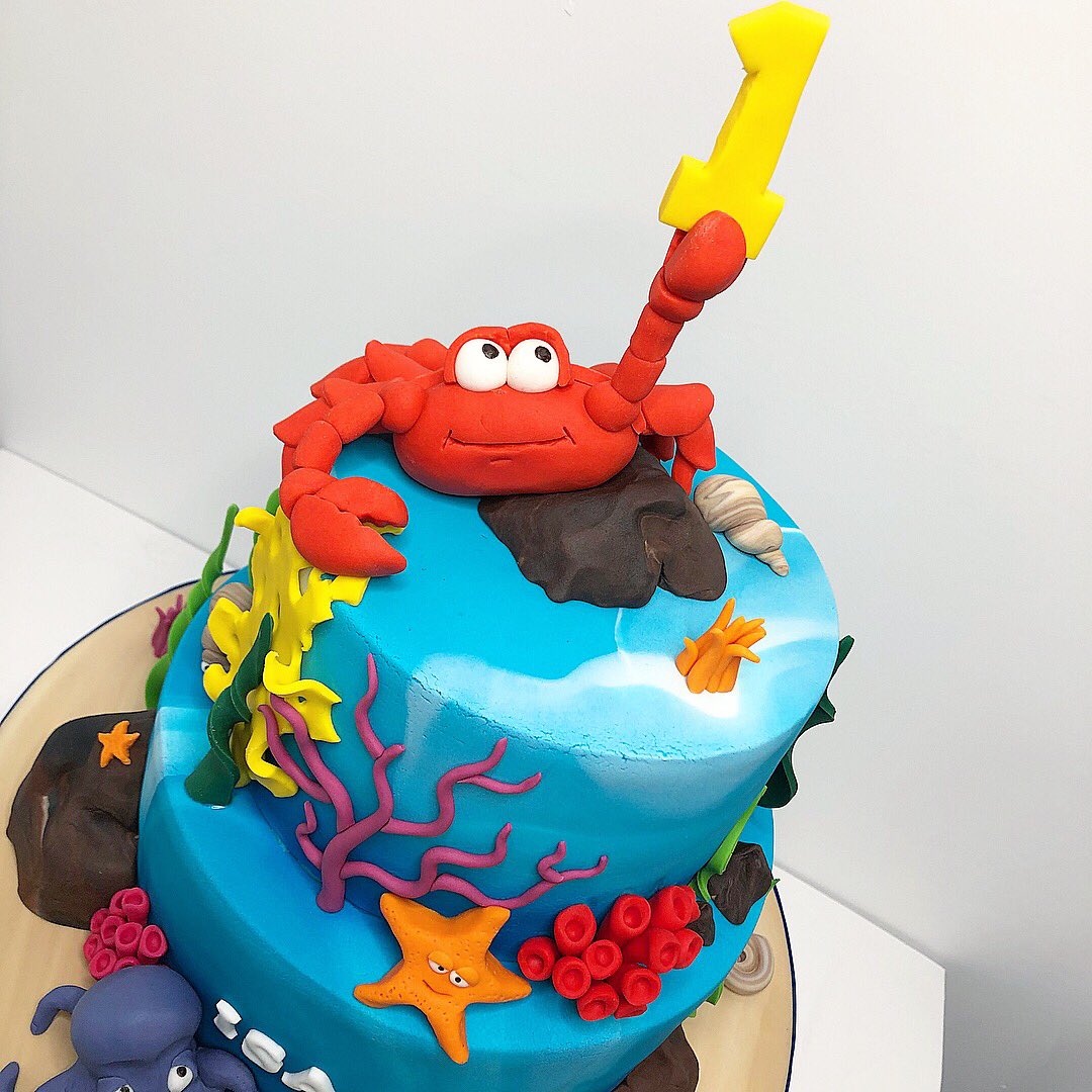 Crab cake - Decorated Cake by Doroty - CakesDecor