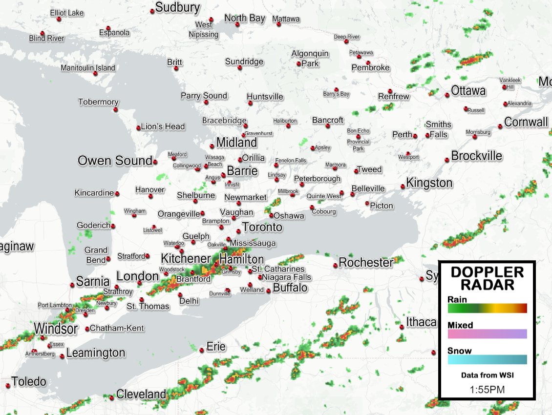 Instant Weather On على تويتر Radar Update 2pm 1 55pm Really