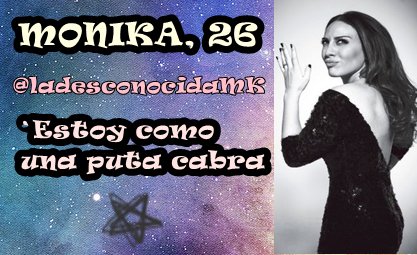 LADIENTES00's tweet photo. ¡FELICIDADES @LaDesconocidaMK MONIKA, ESTAS DENTRO!🥰

~Octava concursante oficial de #GhStars1

👁️👁️ https://t.co/Oa7Jf5a8Ef