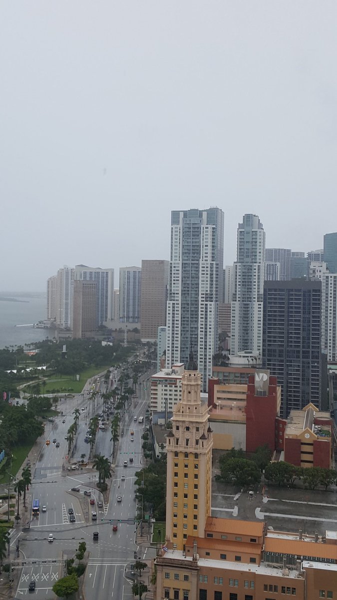 intharaksa's tweet photo. Labor Day 2018 literally a wash in Miami this year. #BuhByeSummer #LaborDay https://t.co/0d5njd59nf