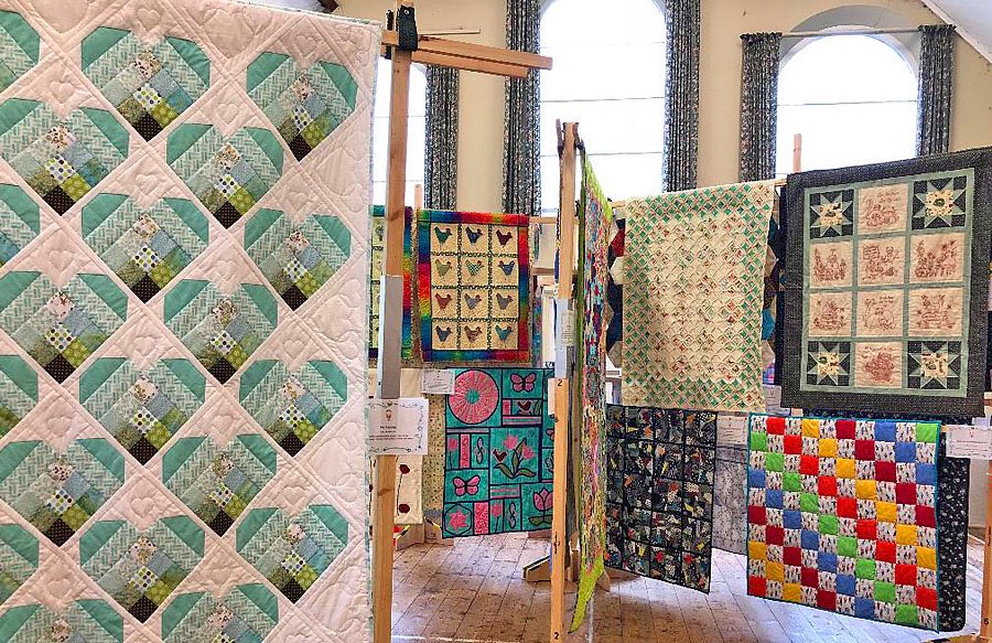 Big thank you to all! We estimate approx £5000 to share between our chosen charities Pilgrims Hospice &amp; Talk it Out Deal #quiltshow #Deal