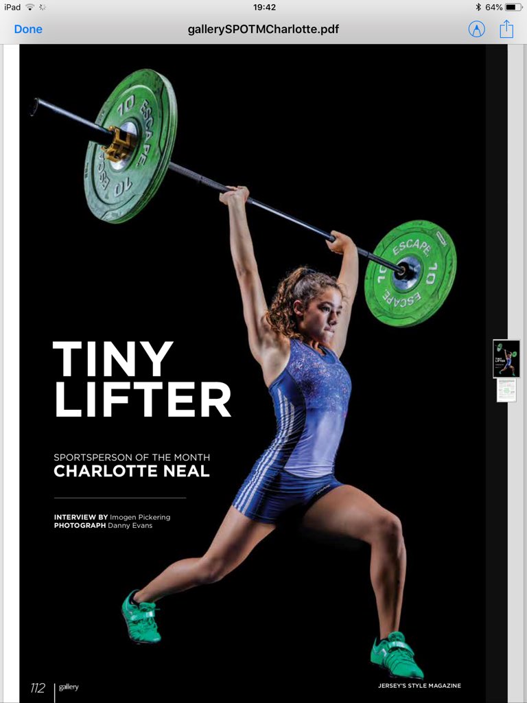 CharlotteNeale_'s tweet photo. A big thank you to whoever nominated me for @gallerymag sportsperson of the month &amp; Danny Evans for a great photo shoot. 
The last few months have been unreal &amp; I couldn’t have done any of it without @JerseySportFd &amp; all the power2poduim girls. https://t.co/pjSFvCi12W