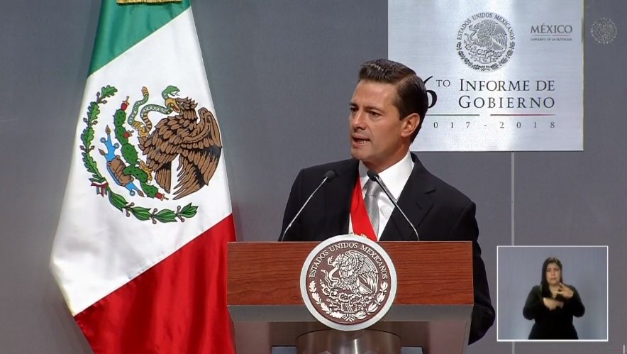 PRI_Nacional's tweet photo. Mi más profundo agradecimiento a México, a toda su gente, que en mi diario quehacer me inyectó ánimo y energía para mantener la entereza y el carácter necesarios en la conducción de la República: @EPN. #6toInforme https://t.co/D1EMxsCcNr