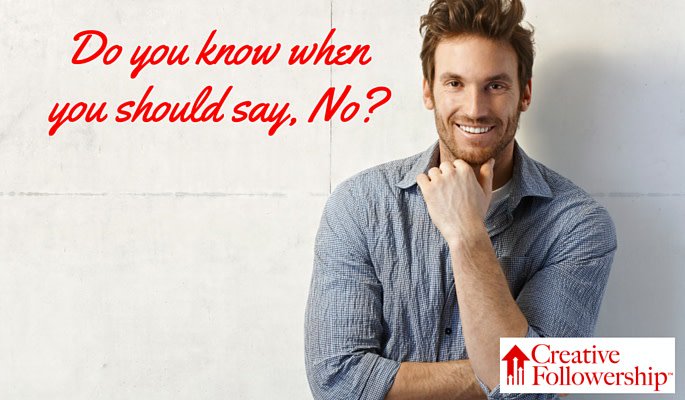 "No" may be the most important word you can say. Do you know when you should say, No? creativefollowership.com/4860-2/