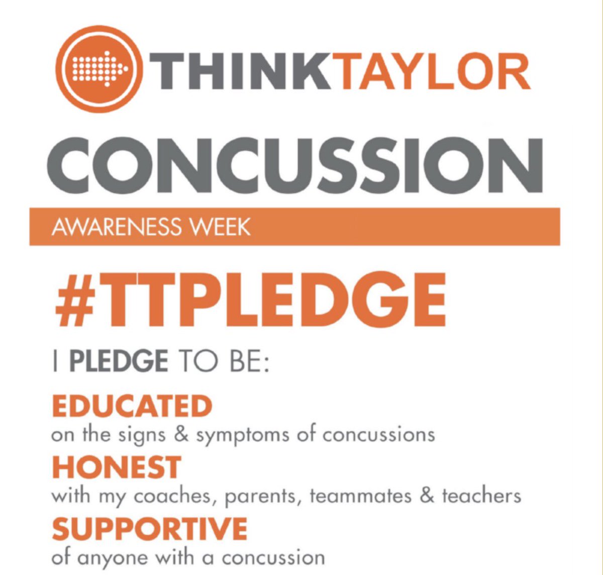 IzzyStewart13's tweet image. My concussions took away my main passions in life. Make sure it doesn’t happen to you! Stay educated, honest and supportive 🙌🏼 #TTPLEDGE