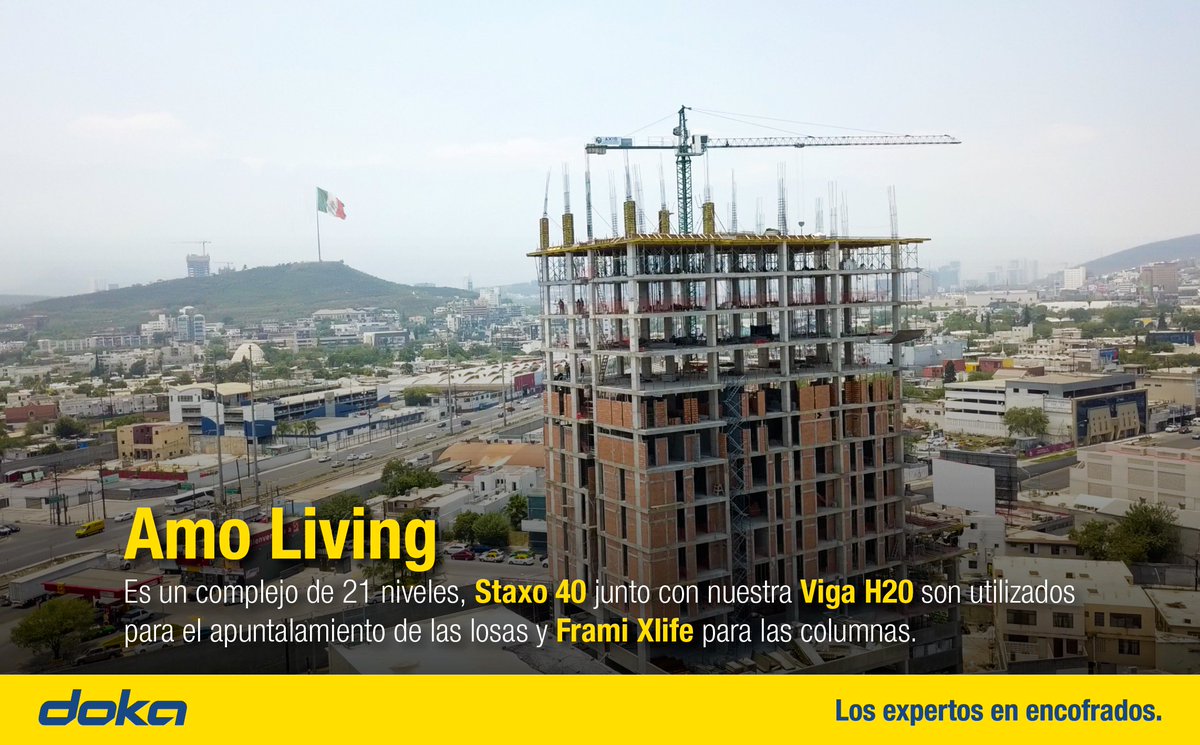 DokaMexico's tweet photo. Y así iniciamos nuestro mes patrio, Torre Amo Living en Monterrey, al fondo, nuestra bandera nacional ubicada en el Cerro del Obispado.
#DokaMéxico #LosExpertosEnEncofrados https://t.co/Si6YmW4DrL