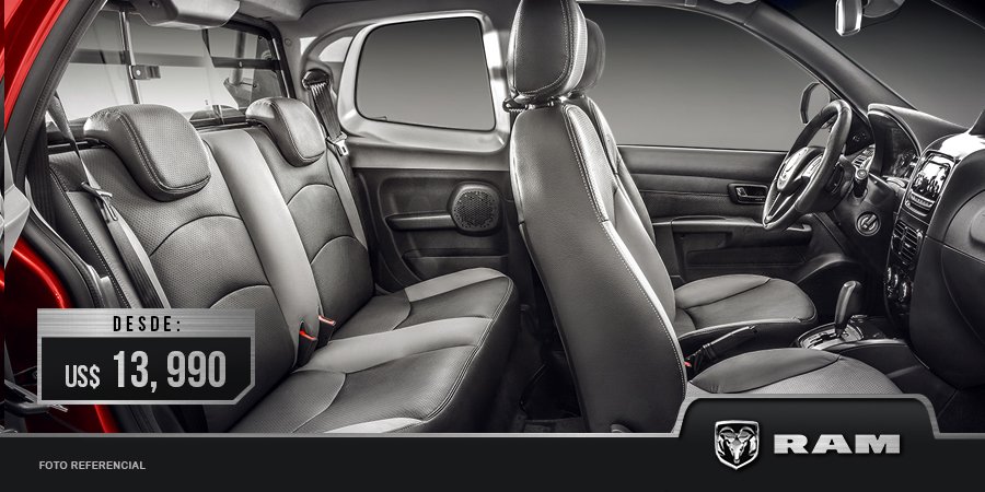 #Ram700 cuenta con un cómodo interior para hacer de tus viajes y trabajos los más placenteros. ¿Listo para abrir tu propio camino?
 brand.pe/EqO4N