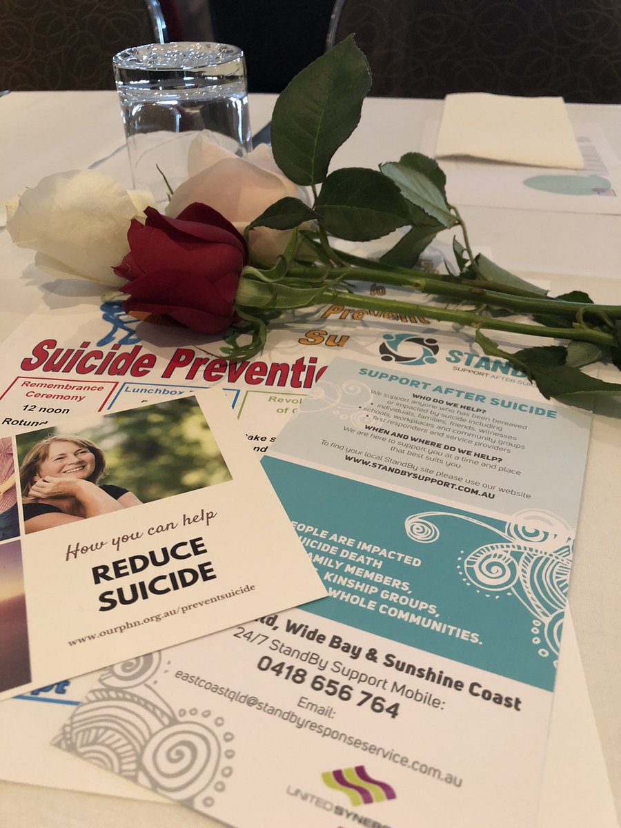 Inspiring speeches this morning at the launch of the Gympie Suicide Prevention Action Plan this morning