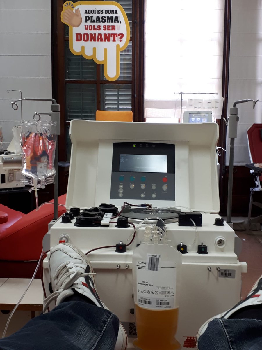 Me he pasado al plasma, pero no al de Rajoy sino al de <a href="/donarsang/">Banc de Sang</a> del <a href="/HospitalSantPau/">Sant Pau - Campus Salut Barcelona</a>. El plasma se puede donar cada 15-30 días pero el proceso es un poco más largo (1 hora). Animaros... 
No, mejor utilizar una llamada más efectiva entre españoles:
A qué no hay huevos!?