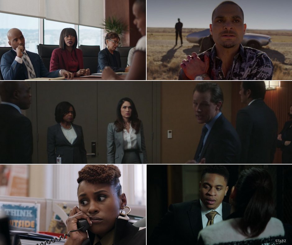 mythlabent's tweet photo. In honor of #LaborDay, the creators of #HRtheSeries present our fave fictional characters having a tough time at work.  Who has it the worst among these @insecurehbo, @BetterCallSaul and @Power_STARZ folk? At least Issa got some #MondayMotivation &amp; quit We Got Y'all but still... https://t.co/4uxmsUW25C