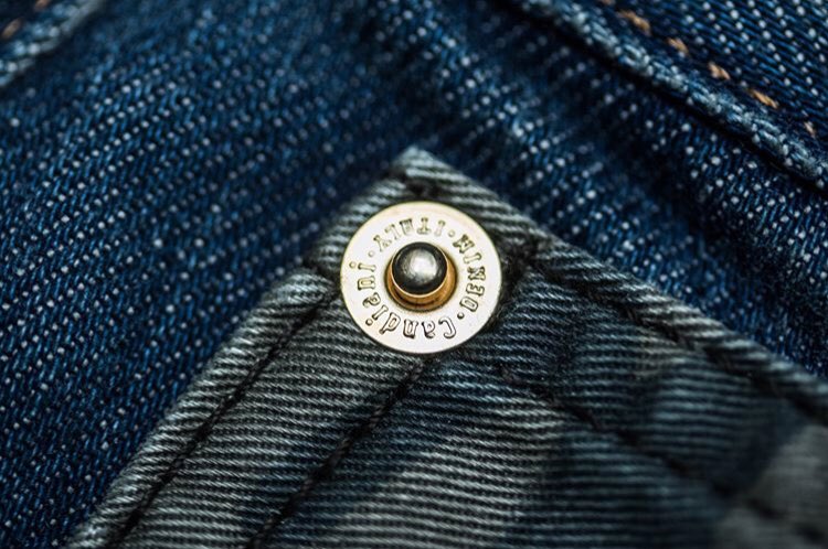 Golden rivets are a seal of premium quality and craftsmanship They are only used on our most exclusive jeans from @candianidenim. #denham #denhamthejeanmaker #thetruthisinthedetails #newcollection #menswear #denimdudes
