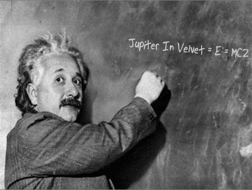 JupiterIsVelvet's tweet photo. Even Albert Einstein is excited for the release of Jupiter In Velvet's new album 'Beautiful New Day' on September 14th! https://t.co/FPtxlLta5W
