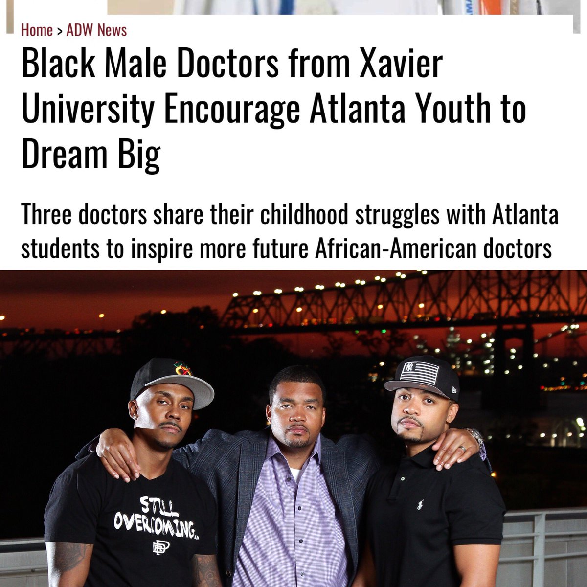pulseofp3's tweet photo. Thank you #atlantadailyworld for sharing @pulseofp3 vision with your audience. This Friday the camp will be back in ATL on @sistercircletv. please tune in to your local @tvonetv platforms!
#pulseofperseverance #pulseofp3 #blackmeninmedicine #whatadoctorlookslike #workwoke https://t.co/hBUrMU1qRw