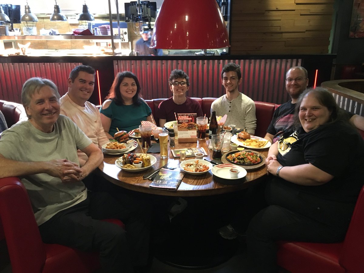 mkaikido's tweet photo. Night out for our student Ellis’ 21st birthday. Happy birthday Ellis. #birthday #martialarts #aikido #TGIfridays https://t.co/Sw43sb7uwG