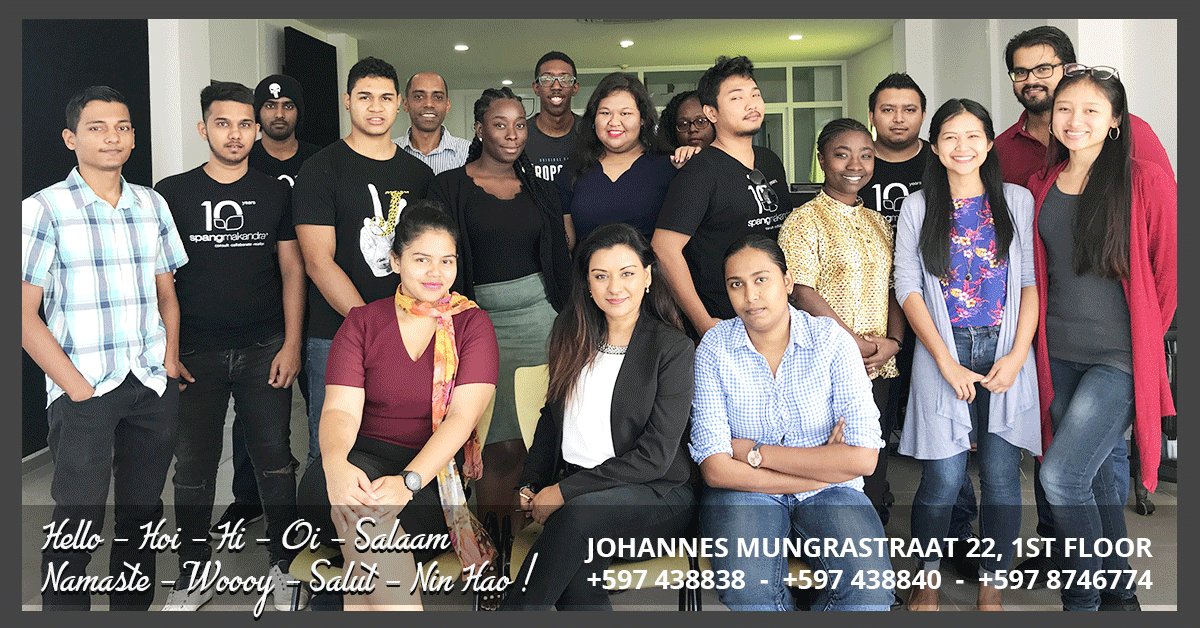 spangmakandra's tweet image. Hello! from our new location!

Please take note of our new address and new phone numbers. 
Address: Johannes Mungrastraat 22, 1st Floor.
Phone: ​+597 438838 / +597 438840 / +597 8746774

#teamspang #spangmakandra #onlinemarketing #socialmediamarketing
