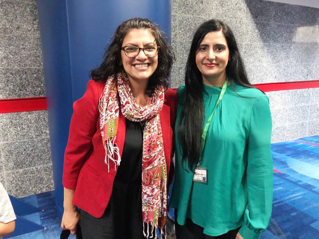 It was great meeting @RashidaTlaib at #ISNA55 #ISNA2018. What an inspiration for women of color wanting to run for office in the future.