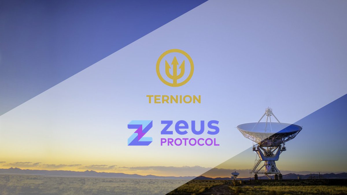 ternionofficial's tweet photo. Ternion is pleased to announce a strategic partnership with Zeus Protocol , a second layer network for Ethereum. Ternion will utilize ZeusID for verification purposes of ETH wallets. 
https://t.co/4tedjh8cme https://t.co/T0ZUxWLkbS