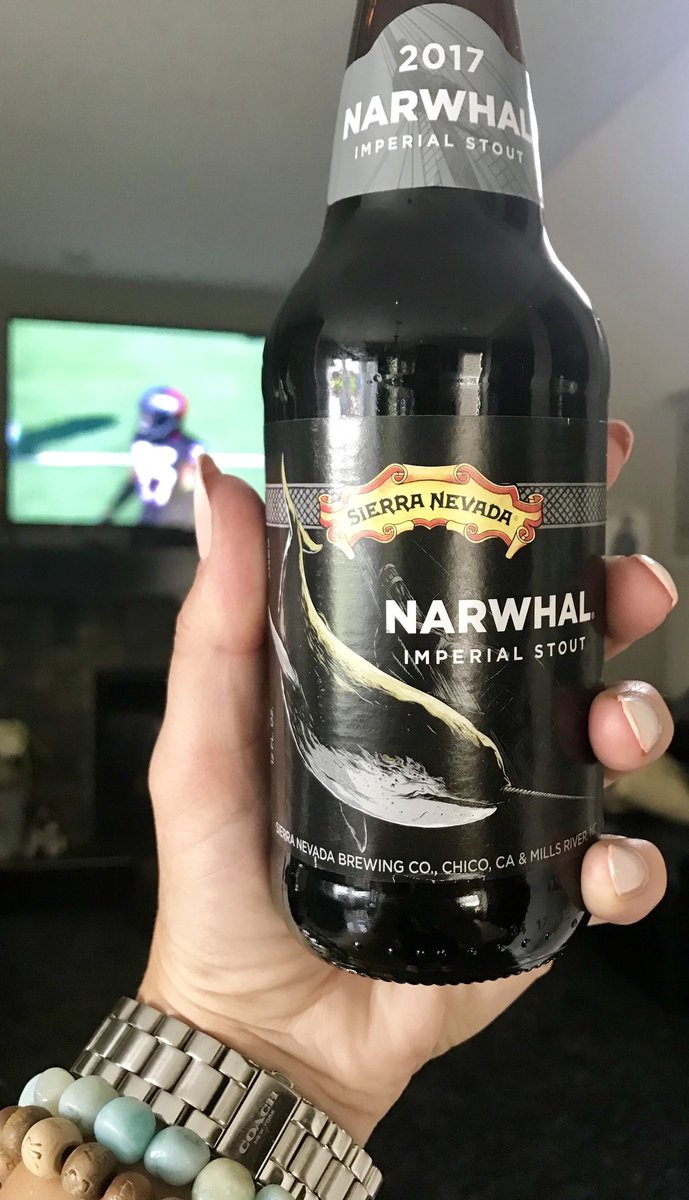 I see your Labour Day Classic beer, and raise you a @SierraNevada Narwhal Imperial Stout. I’m going to throw down and say it’s my favourite Stout. 😱 10.5% it’s not for the faint of heart. #manUp #TheBeerMaven #LetsGoStamps #LaborDayClassic #footballAndBeer