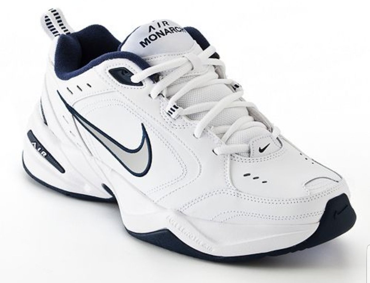 white nike old man shoes