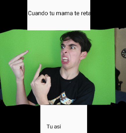 Valenti32937476's tweet photo. #unmemeparapedrito ise lo q pude no se usar lo de la pantalla verde perdon https://t.co/SYgNffLZrf