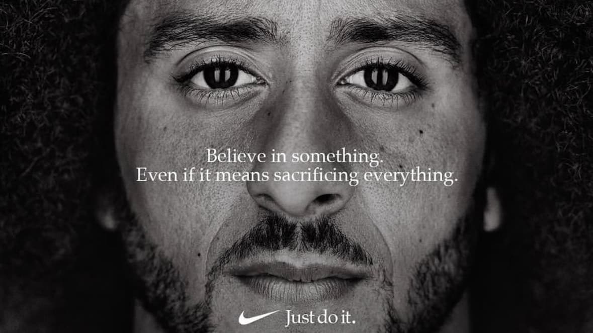 SplashZoneRam's tweet photo. I must say... Nike couldn’t have done a better ad than this! Stand up for what you believe in! No matter what. #Nike #Kapisback #JustDoIt https://t.co/9DTbcs0aoU