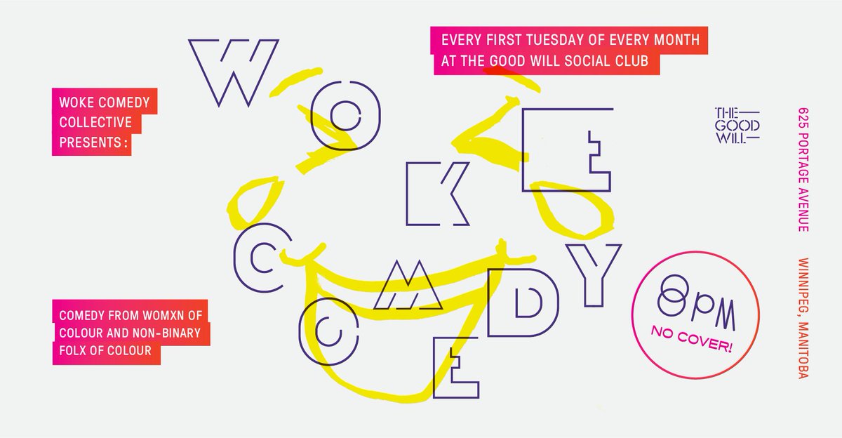 Bring a pal &amp; enjoy some laughs at Woke Comedy tonight! We'll have drink specials at the bar and snacks from <a href="/HaveaNiceDayEat/">Have a Nice Day</a> all night long! 8PM, no cover!