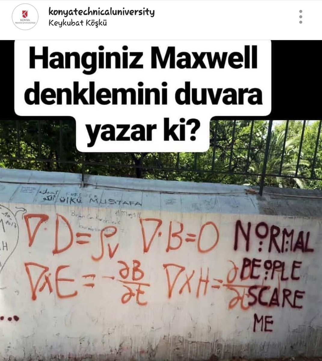 Manyetik alan dolayısıyla Maxwell denklemleri önemli sonuçta 👍