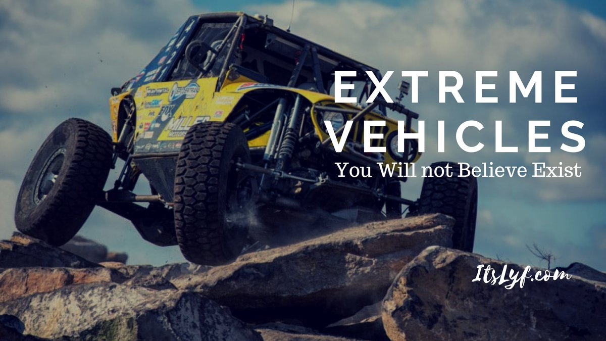Its_Lyf's tweet photo. Extreme Vehicles You Will not Believe Exist #ATVCatco #Cheburator #ExtremeVehiclesYouWillnotBelieveExist #HalleyResearchStation #HammacherSchlemmerHovercraft #SUVdeAlambreExtreme #TodoterrenoSutra #TricycleIce #WinstonWongBioBiv https://t.co/parEV097EL https://t.co/Ppgs1ZVpgN