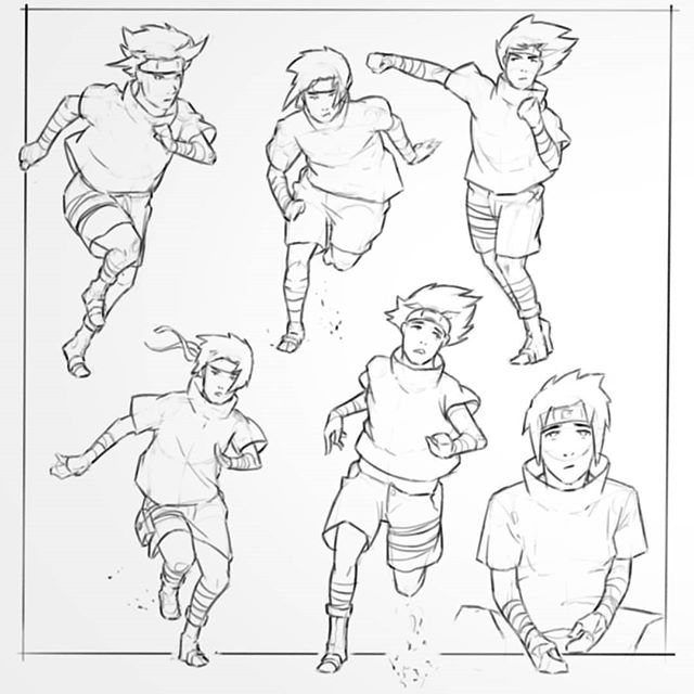 Pose Reference  Anime Action poses 2 hours left to get the book