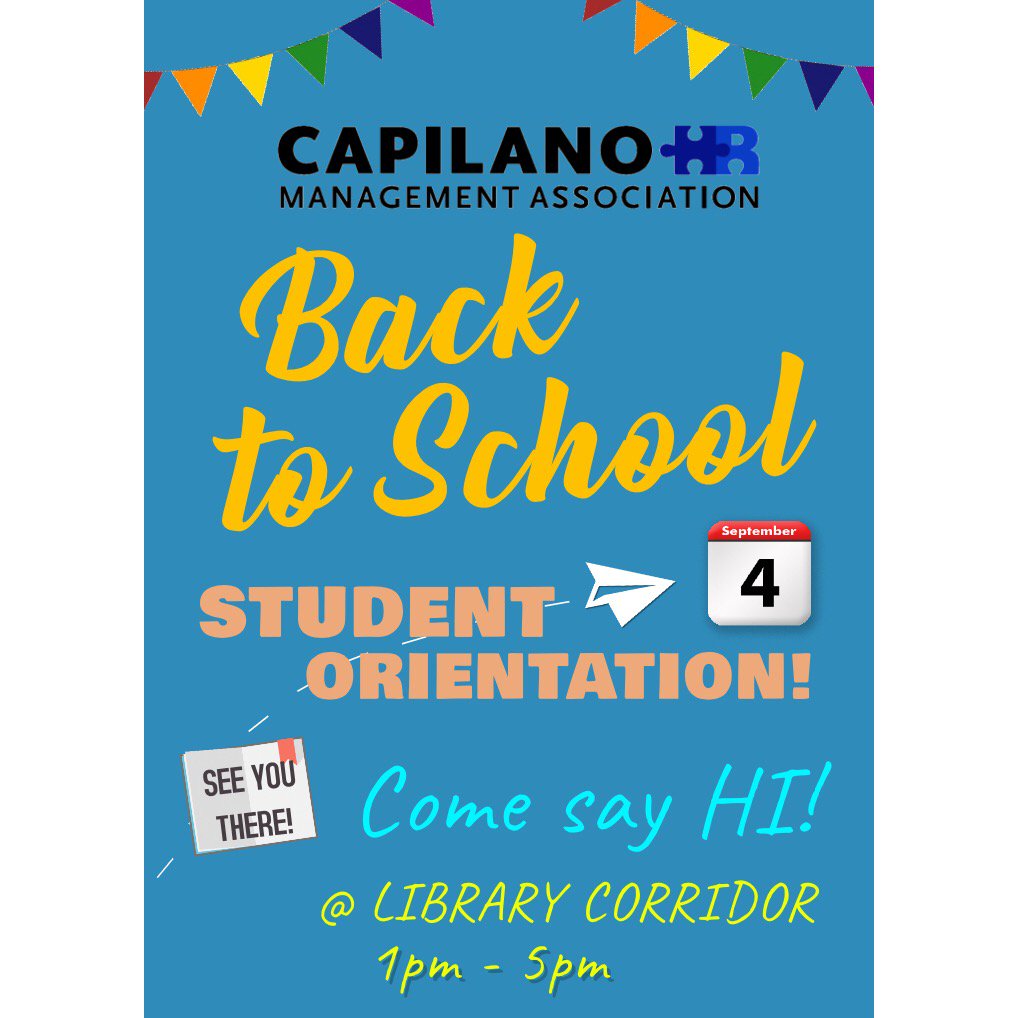 Tomorrow is back to school! We'll be at the student orientation in the library corridor so don't be shy and come say HI! Stop by from 1pm - 5pm to meet the team and grab some cool swag as well! We're also there to answer any questions you may have. See you all tomorrow!