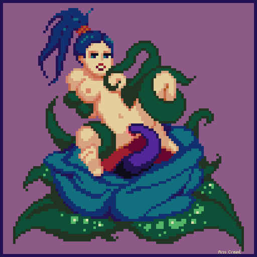 Antimony_Pix's tweet photo. Beware the alien flora... #nsfwpixelart #tentacle #tentaclehentai #feedherseymour #pixelporn https://t.co/L6xiVcFZSs