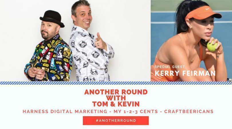iTomHarness's tweet photo. Check out "Another Round with @iTomHarness & @kevinhunsperger" Our guest is the talented @KerryLynne36. She's the host of #TalkTenniswithKerry. We discuss the sport and #socialmedia.
WATCH HERE: https://t.co/GBIGaln4Bk
@HarnessDM #AnotherRound #wimbledon2018 #magic951 https://t.co/SKhXrm1TUo